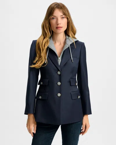 Veronica Beard Nalani Dickey Jacket In Blue