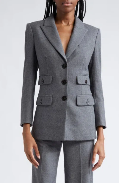 Veronica Beard Nalani Dickey Jacket In Heather Grey