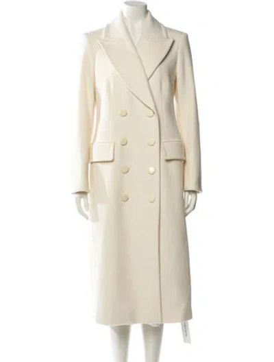 Pre-owned Veronica Beard Nalida Wool Trench Coat W/ Tags In Neutral