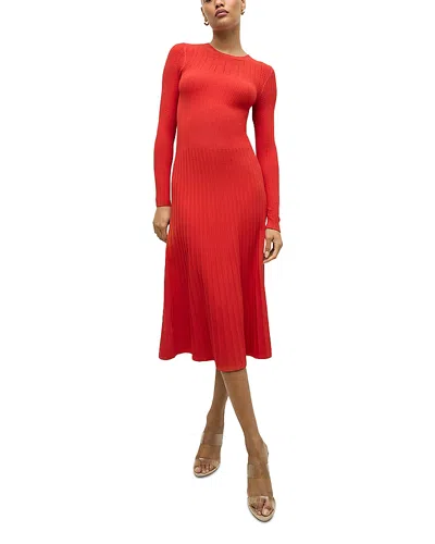 VERONICA BEARD NAMI KNIT MIDI DRESS