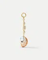 Veronica Beard Nantucket Shell Bag Charm In Multi