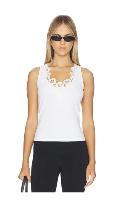 Veronica Beard Narcisa Tank In White