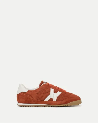 Veronica Beard Natalia Suede Sneaker In Brown