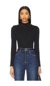 Veronica Beard Nate Top With Buttons In Black
