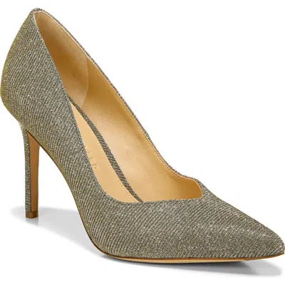 Veronica Beard Nathalia Pointed Toe Pump In Silver/gold