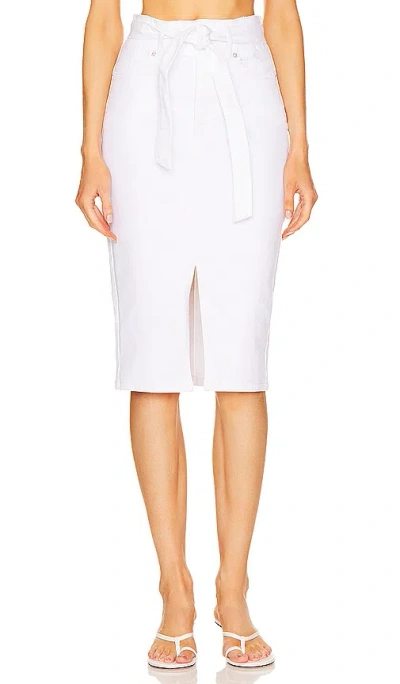 Veronica Beard Nazia Pencil Skirt In White