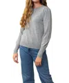 Veronica Beard Nelia Cashmere Sweater In Heather Grey In Grey