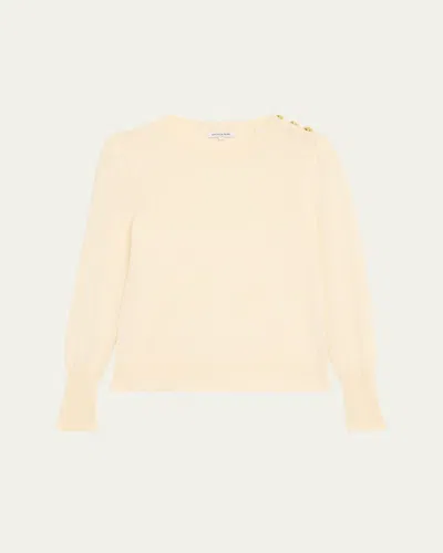 Veronica Beard Nelia Cashmere Sweater In Ivory