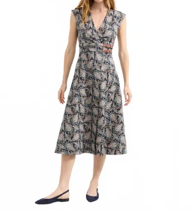 Veronica Beard Nilsen Dress In Black Multi