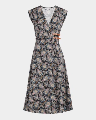 VERONICA BEARD NILSEN V-NECK WRAP DRESS