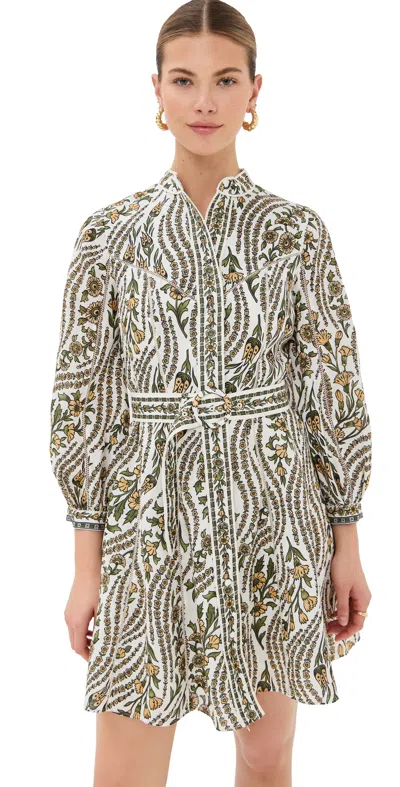 VERONICA BEARD NOLAN DRESS DOVE MULTI