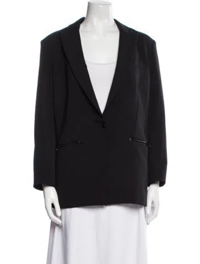 Pre-owned Veronica Beard Nylon Blazer In Black