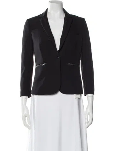 Pre-owned Veronica Beard Nylon Blazer In Black