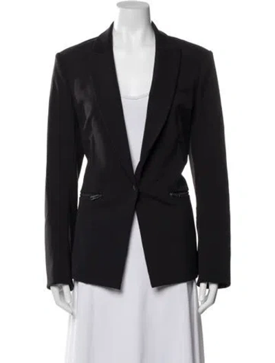 Pre-owned Veronica Beard Nylon Blazer In Black