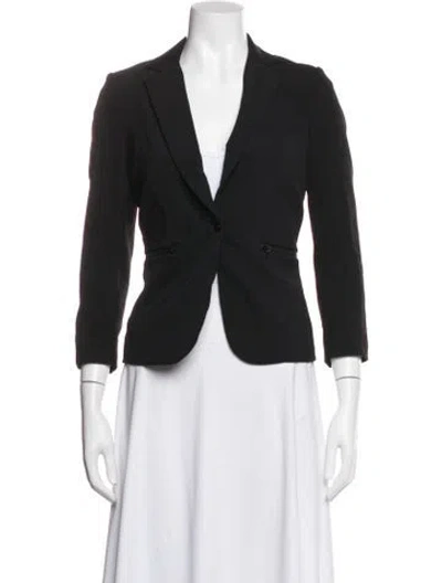 Pre-owned Veronica Beard Nylon Blazer In Black