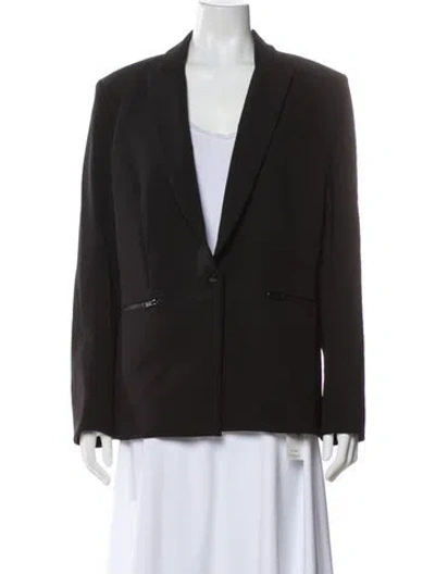Pre-owned Veronica Beard Nylon Blazer In Gray