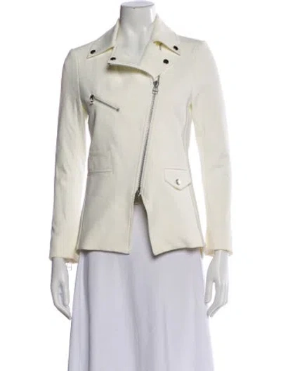 Pre-owned Veronica Beard Nylon Blazer In White