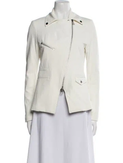 Pre-owned Veronica Beard Nylon Blazer In White