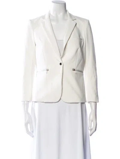 Pre-owned Veronica Beard Nylon Blazer In White