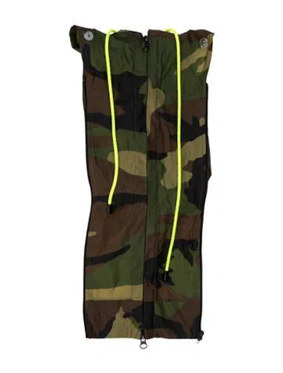 Pre-owned Veronica Beard Nylon Camouflage Print Dickey In Green