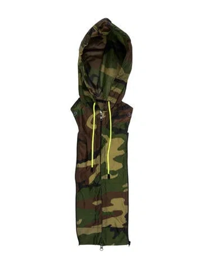 Pre-owned Veronica Beard Nylon Camouflage Print Dickey In Green