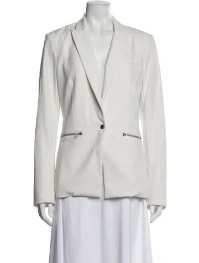 Pre-owned Veronica Beard Nylon Coat In Gray