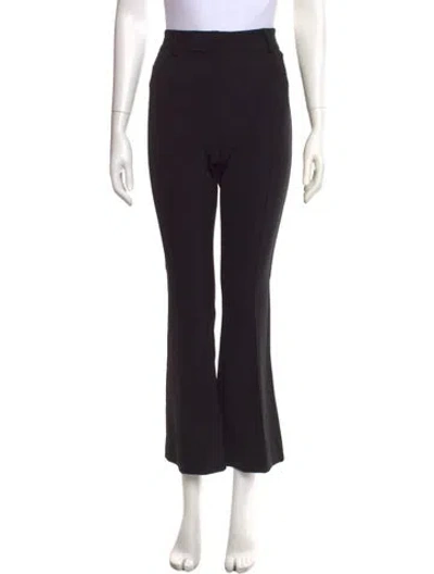 Pre-owned Veronica Beard Nylon Flared Pants In Black