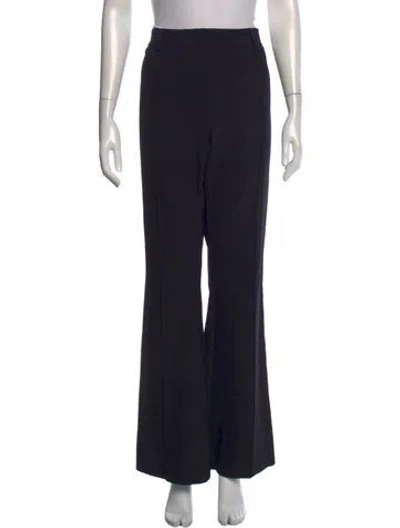 Pre-owned Veronica Beard Nylon Flared Pants In Black