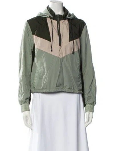 Pre-owned Veronica Beard Nylon Jacket In Green