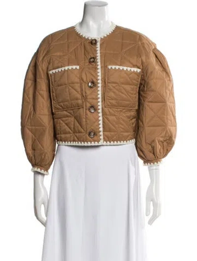 Pre-owned Veronica Beard Nylon Jacket In Neutral