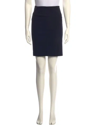 Pre-owned Veronica Beard Nylon Knee-length Skirt In Black