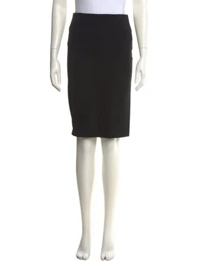 Pre-owned Veronica Beard Nylon Knee-length Skirt In Black