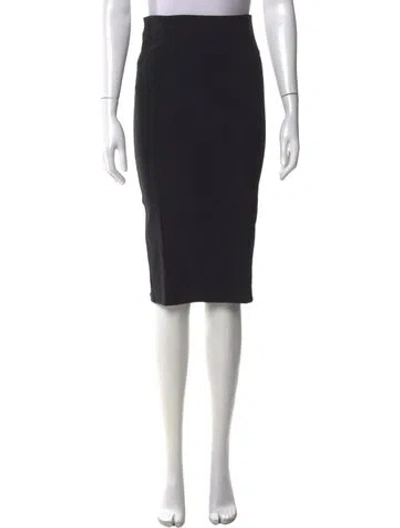 Pre-owned Veronica Beard Nylon Midi Length Skirt In Black