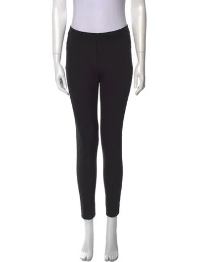 Pre-owned Veronica Beard Nylon Skinny Leg Pants In Black