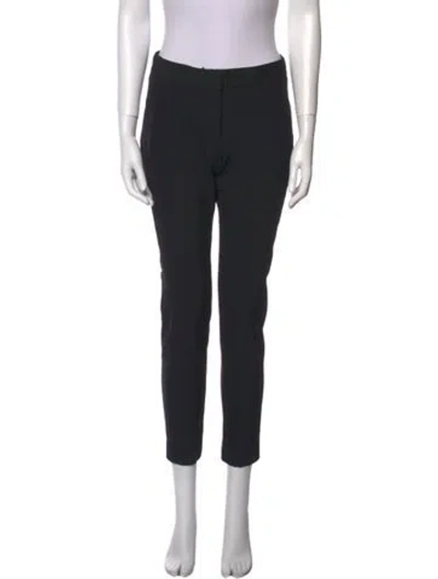 Pre-owned Veronica Beard Nylon Skinny Leg Pants In Black