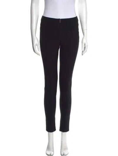 Pre-owned Veronica Beard Nylon Skinny Leg Pants In Black