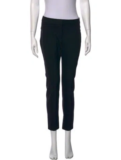 Pre-owned Veronica Beard Nylon Skinny Leg Pants In Black