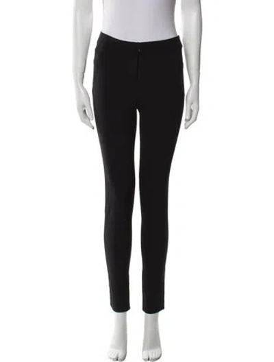 Pre-owned Veronica Beard Nylon Skinny Leg Pants In Black