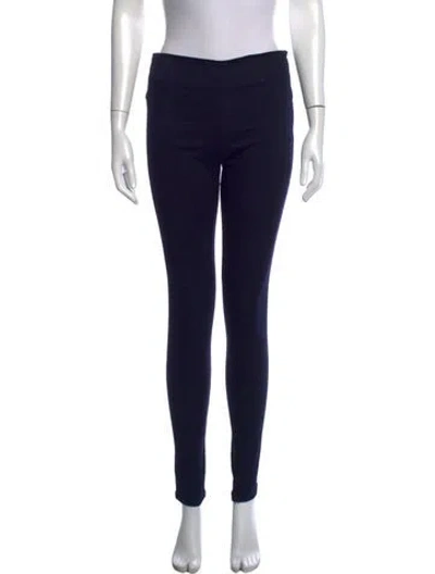 Pre-owned Veronica Beard Nylon Skinny Leg Pants In Blue