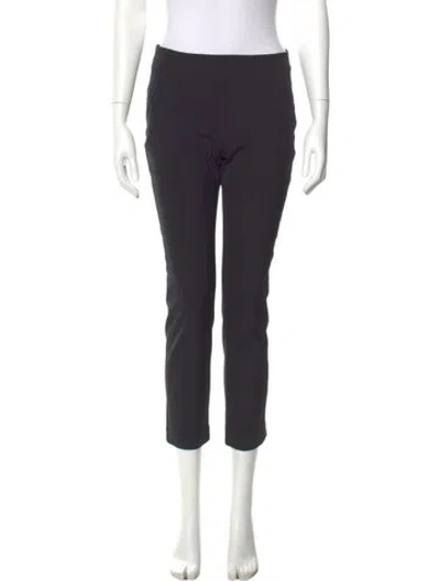Pre-owned Veronica Beard Nylon Straight Leg Pants In Black