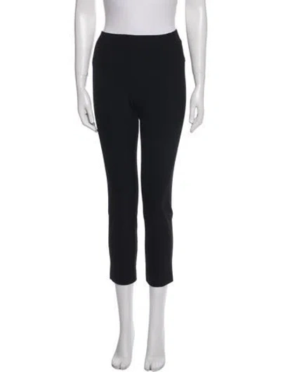 Pre-owned Veronica Beard Nylon Straight Leg Pants In Black