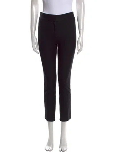 Pre-owned Veronica Beard Nylon Straight Leg Pants In Black