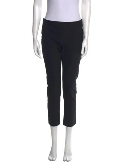 Pre-owned Veronica Beard Nylon Straight Leg Pants In Black