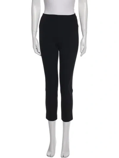 Pre-owned Veronica Beard Nylon Straight Leg Pants In Black