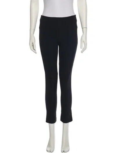 Pre-owned Veronica Beard Nylon Straight Leg Pants In Black