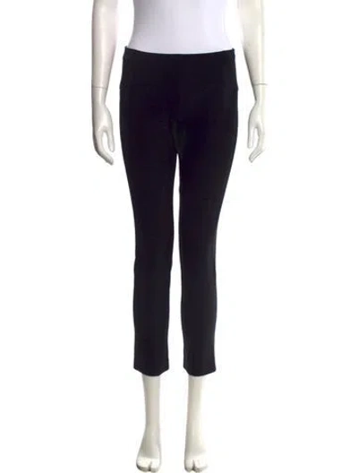Pre-owned Veronica Beard Nylon Straight Leg Pants In Black