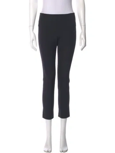 Pre-owned Veronica Beard Nylon Straight Leg Pants In Black