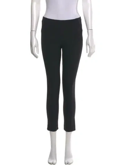 Pre-owned Veronica Beard Nylon Straight Leg Pants In Black