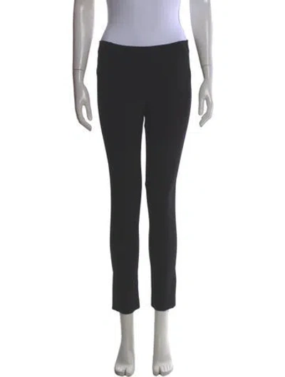 Pre-owned Veronica Beard Nylon Straight Leg Pants In Black