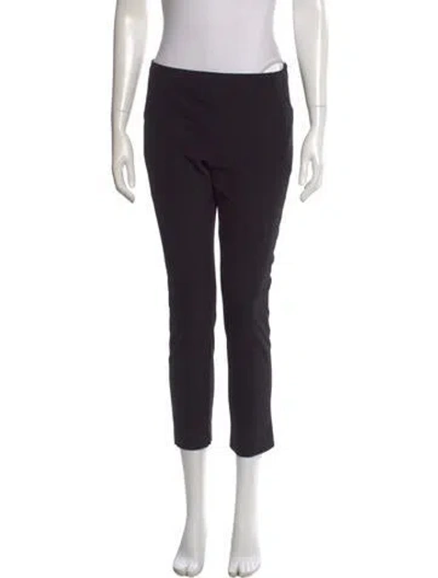 Pre-owned Veronica Beard Nylon Straight Leg Pants In Black